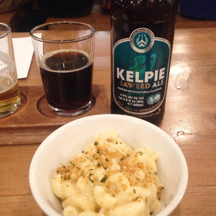 An umami standoff – Mac n’ Cheese with Seaweed ale